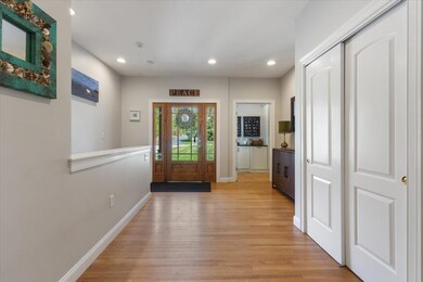 Grand entryway, stairs at left