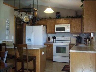 Big bar in kitchen