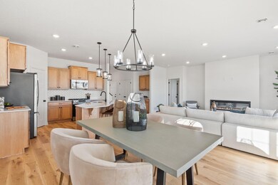 Open Concept Family Room, Dining and Morning Room, just look at the flooring, absolutely amazing!!