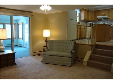 Family Room Family room open to the kitchen with a