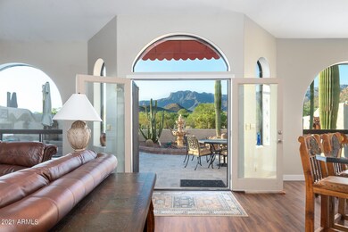 Back wall of windows!