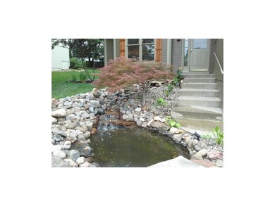 Water feature welcomes you & guests