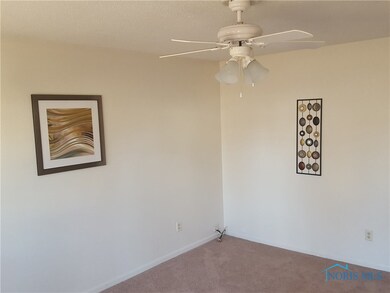 Open Living Rm with new paint carpet and fan