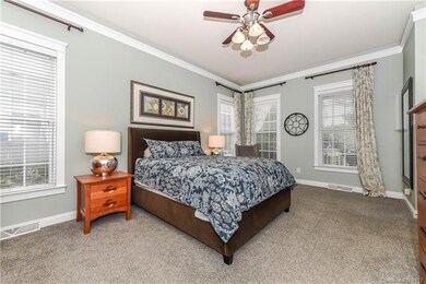 Large master bedroom on the main level with lots o
