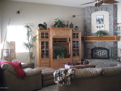 Family Room connected to Kitchen