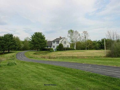 Exterior Front. Looking from the road