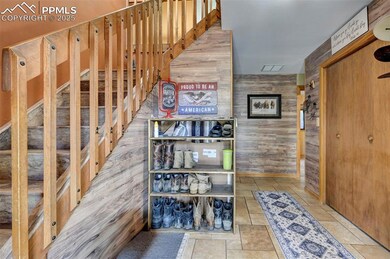 Welcome! Tiled Entryway-perfect for dirty farm shoes!