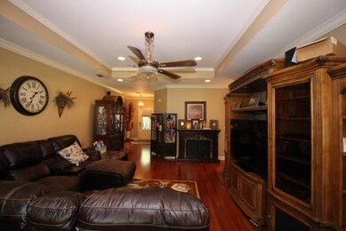 Living room to foyer