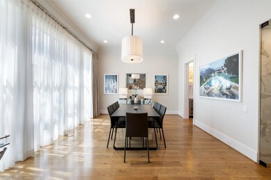 Large windows throughout the home provide plenty of light, however the large custom sheer window coverings (incl. in sale) provide a sense of privacy for intimate meals in your formal dining room.