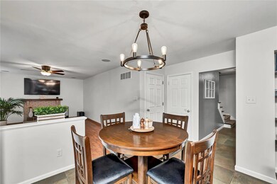 Breakfast room walks out to spacious deck