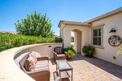 Spacious front courtyard