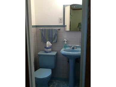 Partial Bath. First floor half bathroom