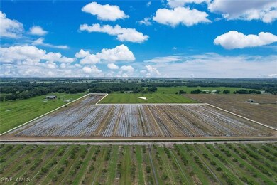 Aerial view with a rural view