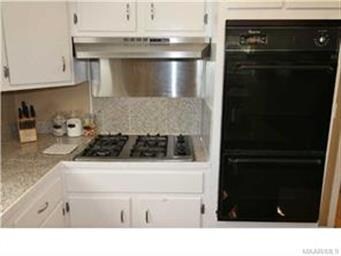 Gas Cook top and Double Ovens
