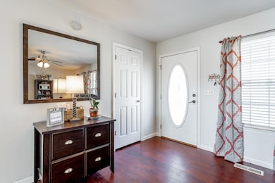 Spacious coat closet