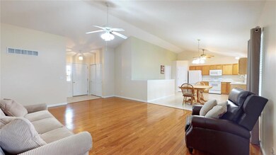 Open Floor Plan flows into Breakfast Room and Kitc