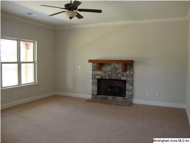 The family room is at the rear of the house and ov