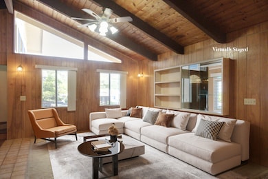 Living room - virtually staged