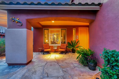 Flagstone courtyard