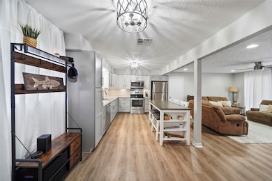Recently remodeled open floor plan