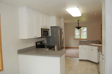 Kitchen from dining nook