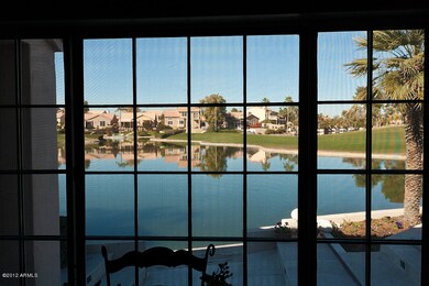 Lake view from dining area.