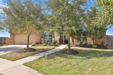 Enjoy landscaping lighting when night falls in the front of the property.