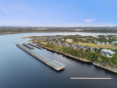 Aerial view of a large body of water