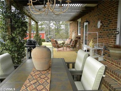 Exterior Back - Pergola covered patio