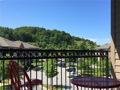 Lovely balcony to sip your coffee on, with mountai