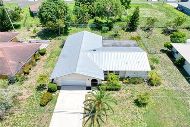Aerial view of 806 SE 32nd St. Cape Coral, FL 33904