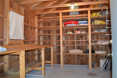 Inside the bunkhouse/workshop.