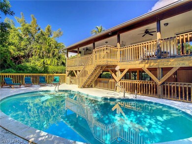 Pool and Stairs leading to house