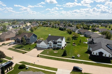 Big open greenspace behind the home