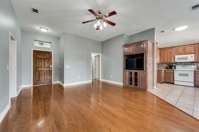 Beautiful hardwood flooring and split bedroom layout. Built in cabinetry