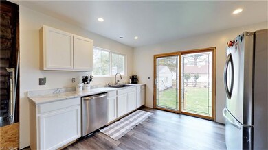 Kitchen with SS Appliances