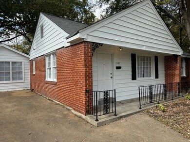 View of front facade featuring a porch
