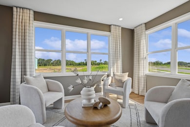 (Photo of a decorated model, actual finishes will vary) Morning room!