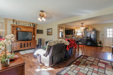 Living, Dining, Kitchen