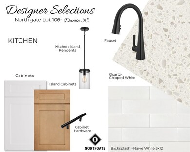 Northgate Lot 106 Designer Selections for Kitchen