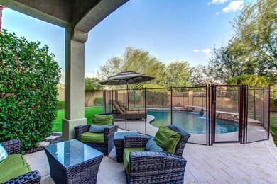 Covered Patio & Fenced Pool