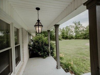 Covered front porch