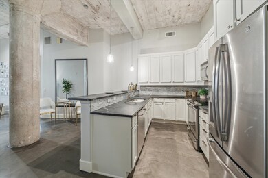 The kitchen is designed for maximum functionality