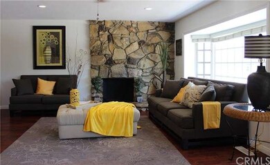 Living Room with fireplace.