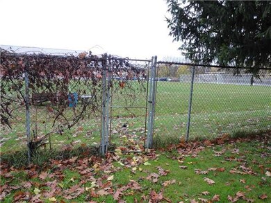 Yard/Garden. Gate to School and the fields. What a