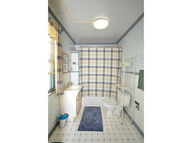 Full Bath. Plenty of room to move around in this B