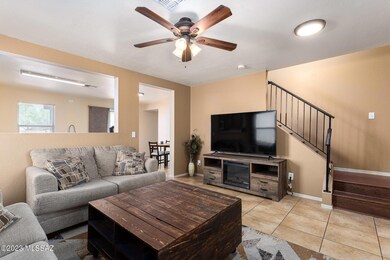 Living Room Open to the Kitchen