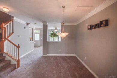 Spacious dining room