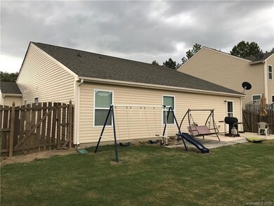 Backyard with fully fenced yard