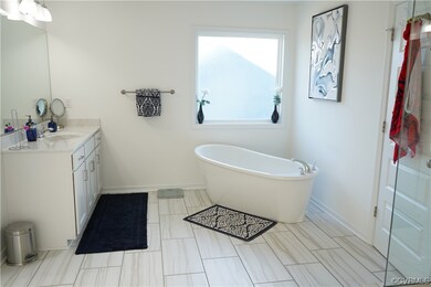 Primary Bathroom Soaking Tub